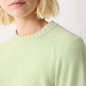 Wool Cashmere Saddle Jumper