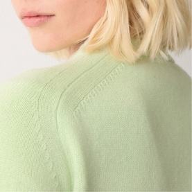 Wool Cashmere Saddle Jumper