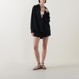 Textured Oversized Shirt