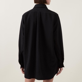 Textured Oversized Shirt