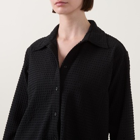 Textured Oversized Shirt