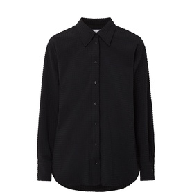 Textured Oversized Shirt