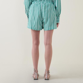 Stripe Logo Shorts
