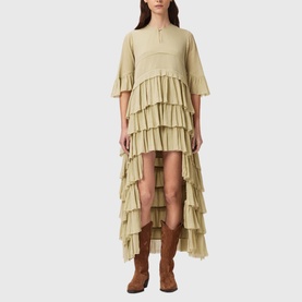 Cavarly Tiered Ruffle Dress