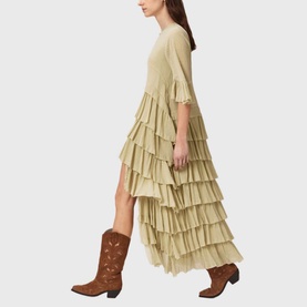 Cavarly Tiered Ruffle Dress