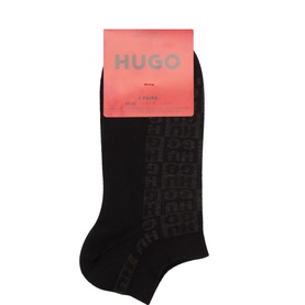 Two-Pack Aaron Logo Ankle Socks