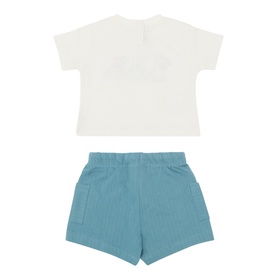 Animal T-Shirt & Shorts Two-Piece Set