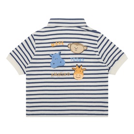 Stripe Animal Polo Shirt