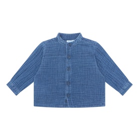 Crinkle Denim Shirt