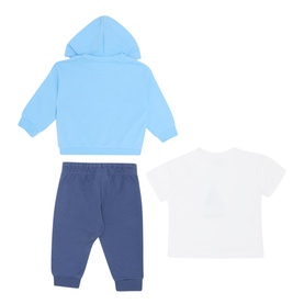 Sailing Dog T-Shirt, Hoodie & Track Pants Three-Piece Set