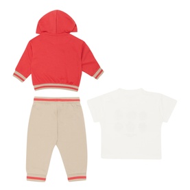 Hoodie, T-Shirt & Joggers Three-Piece Set