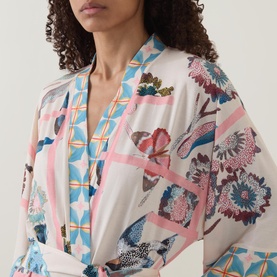 Fragmented Garden Kimono