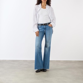 The Doozy Fray High-Rise Bootcut Jeans
