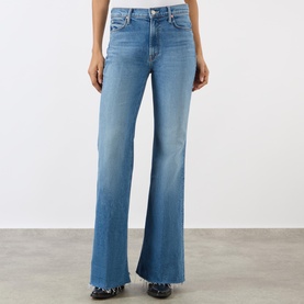 The Doozy Fray High-Rise Bootcut Jeans
