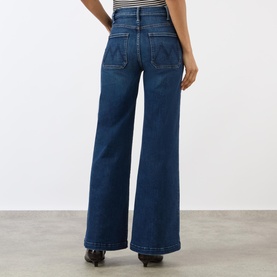 The Hustler Roller Patch Pocket Skimp Wide Leg Jeans