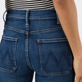 The Hustler Roller Patch Pocket Skimp Wide Leg Jeans