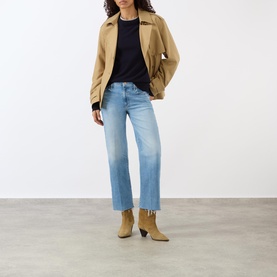 The Rambler Zip Ankle Straight Leg Jeans