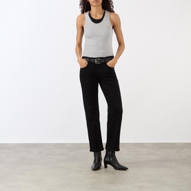 The Newbie Hover Mid-Rise Straight Leg Jeans