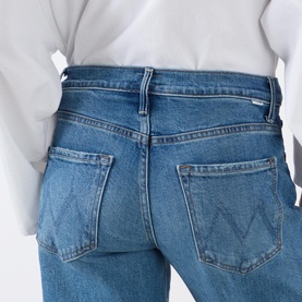 The Maven Mid-Rise Ankle Wide Leg Jeans