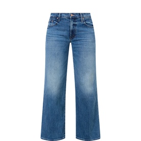 The Maven Mid-Rise Ankle Wide Leg Jeans