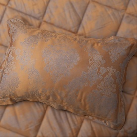 Pompeii Jacquard Oxford Pillowcase Rust