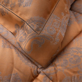Pompeii Jacquard Oxford Pillowcase Rust