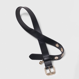 Miss M Buckle Clover Leather Belt