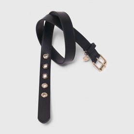 Miss M Buckle Clover Leather Belt