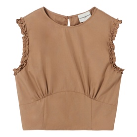 Ruffled Cropped Top