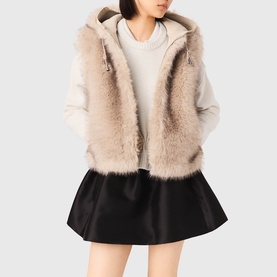 Faux Fur Short Gilet