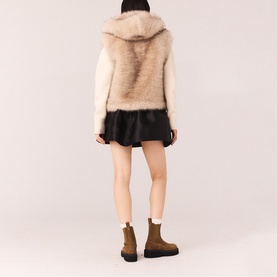 Faux Fur Short Gilet