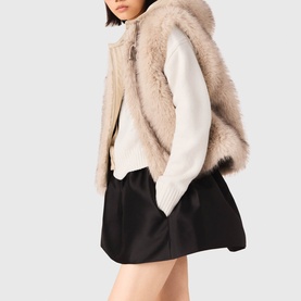 Faux Fur Short Gilet