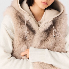 Faux Fur Short Gilet