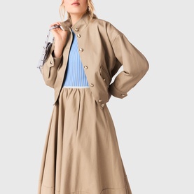 Flap Pocket Bomber Jacket