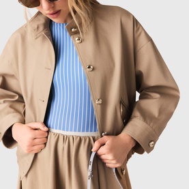 Flap Pocket Bomber Jacket