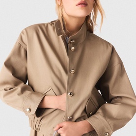 Flap Pocket Bomber Jacket