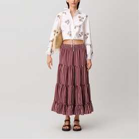 Floral Cropped Shirt