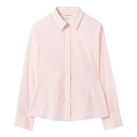 Striped Ruffle Shirt