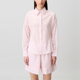 Striped Ruffle Shirt