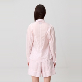 Striped Ruffle Shirt