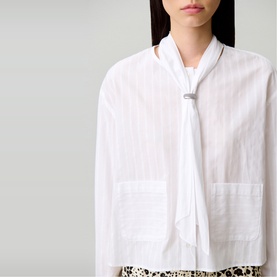 Scarf Detail Blouse