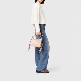 Jewel Bow Cropped Shirt