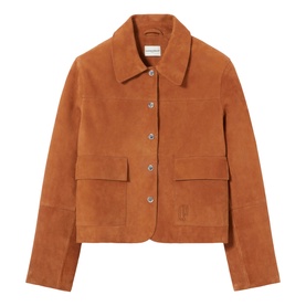 Suede Patch Pocket Jacket