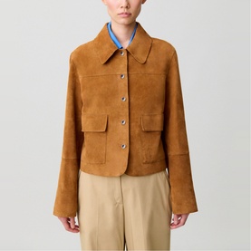 Suede Patch Pocket Jacket