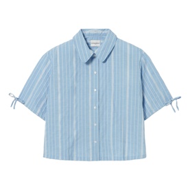 Striped Peter Pan Collar Casual Shirt