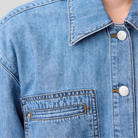 Patch Pocket Denim Jacket