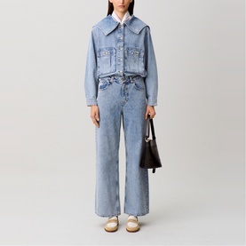 Denim Wide Leg Jeans