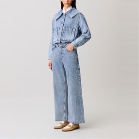 Denim Wide Leg Jeans