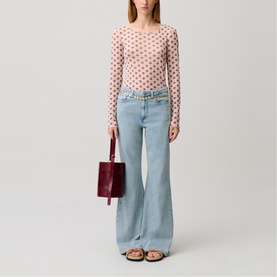 High-Rise Denim Flared Jeans