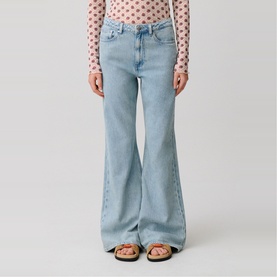 High-Rise Denim Flared Jeans